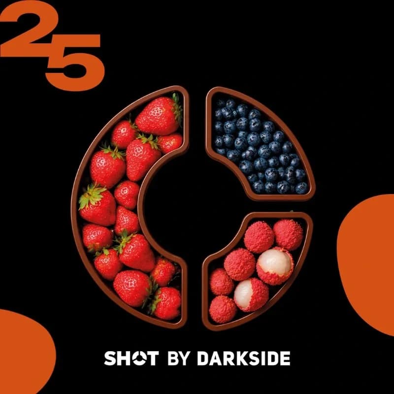 25 КЛУБНИКА, черника, личи от DARKSIDE