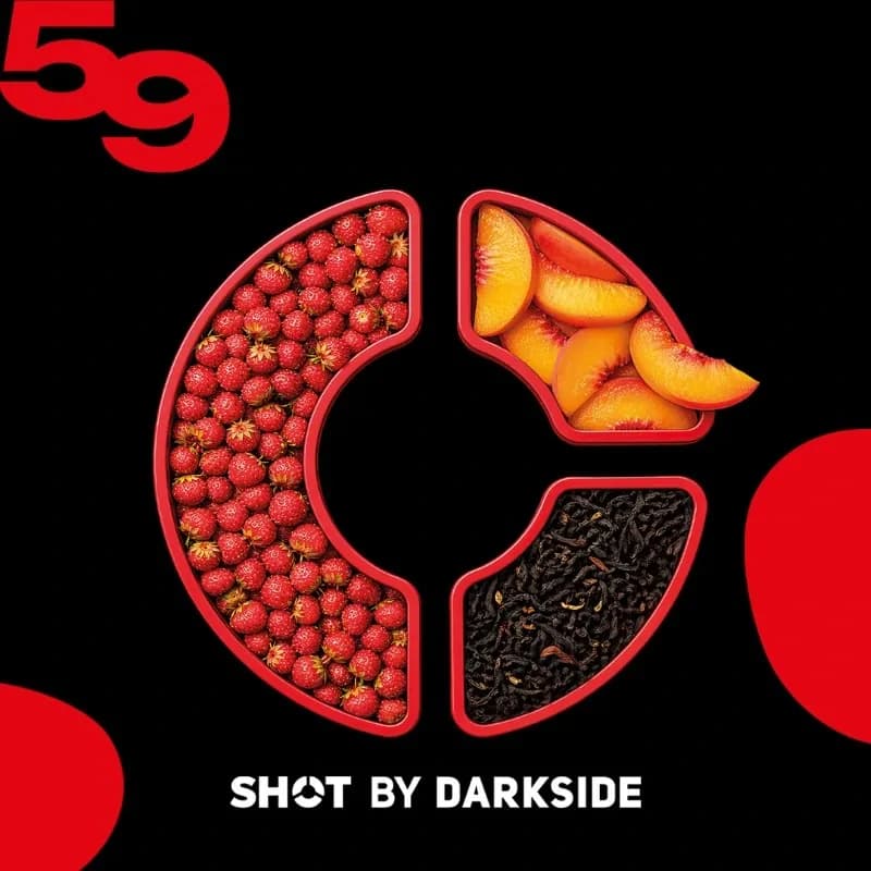 59 ЗЕМЛЯНИКА, персик, чай от DARKSIDE